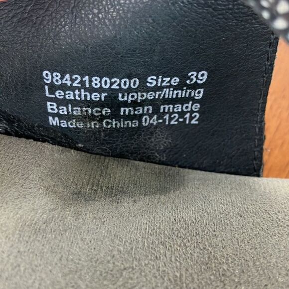 Dansko SANDI Shagreen Black Leather Ankle Strap Sandals size EUR 39 US 8.5/9 - Picture 7 of 10